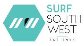 Logo for Surf South West, an activity holiday company in North Devon