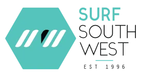 Logo for Surf South West, an activity holiday company in North Devon