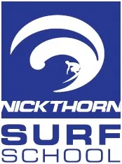 Logo for Nick Thorn Surf School, an activity holiday company in North Devon