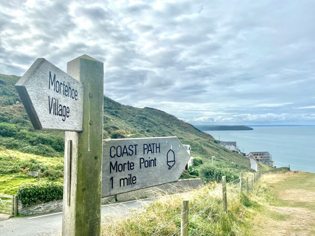 seal spotting walk Morte Point Mortehoe